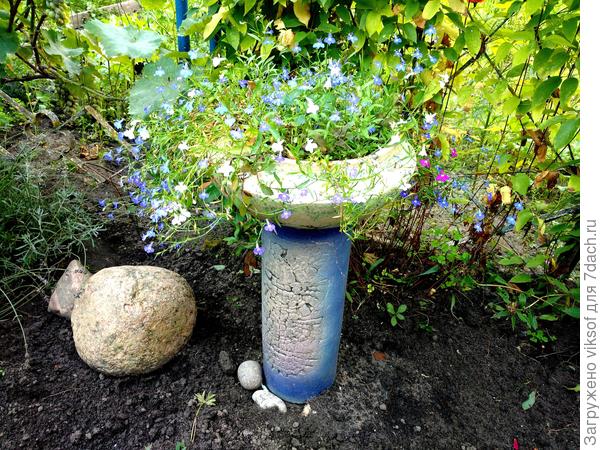 Лобелии очень нравится в таком вазоне
