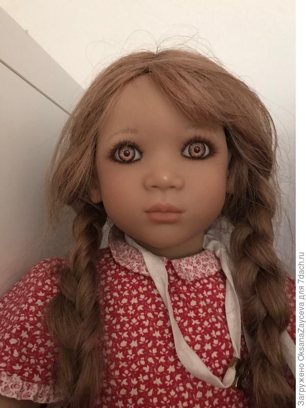 Анеска от Химстедт, самая первая серия мастера, материалы не очень качественные Думала заменю глазки, даже купила новые стеклянные. Но вот на заменить пока так и не собралась.