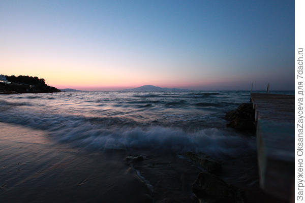 Закат на острове Закинтош, Греция