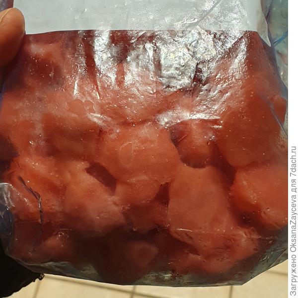 Ледышки из бруснички