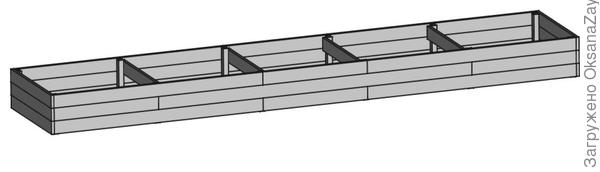 Грядка на бумаге, 5м длинной
