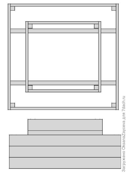Чертеж, по нему и размеры проставлять легко