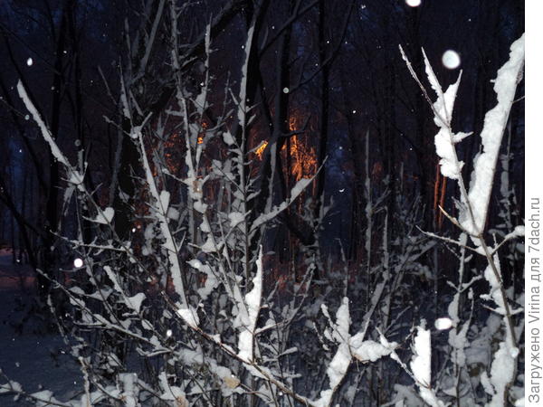 Вот, Оль, что утром, что вечером... одна картина. Это утром, дорога на остановку...