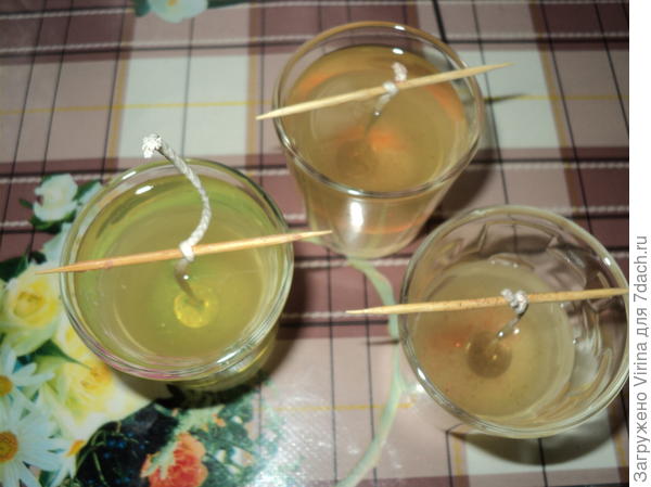 2.5 свечки из одной