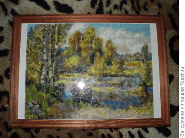 а еще у меня новая развлекушка - алмазная мозаика, такая "зараза", как семечки... в смысле, пока не кончится, не оторвешься...