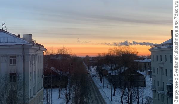 Вот такой восход сегодня