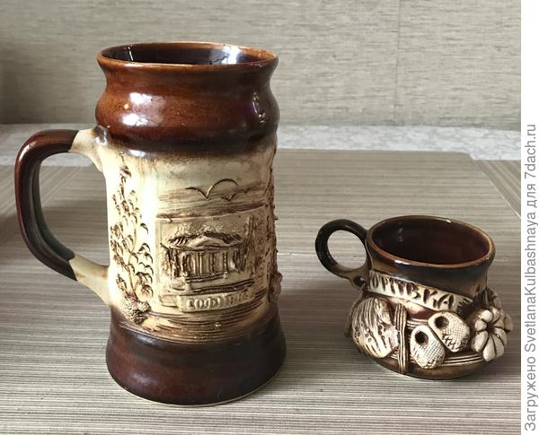 Это дочь привезла сувениры с Украины. Знаменитая Софиевка