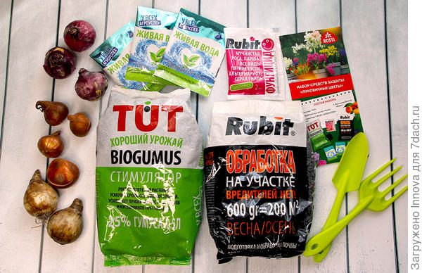 Набор средств защиты Луковичные цветы от компании ROSTI