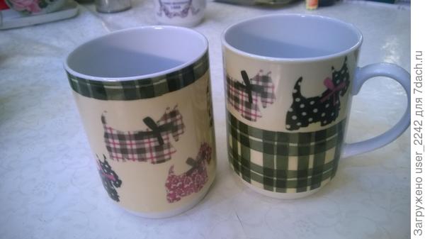 Любимые кружки дочери и её мужа.
