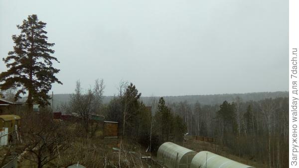 Вчера было тепло, хмурилось немного...