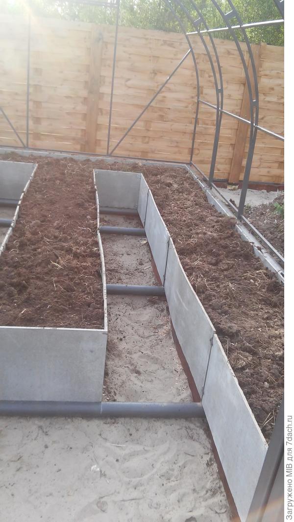 далее слой земли с дерном