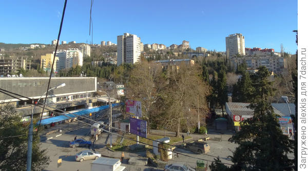 Сегодня за окном Ялта.