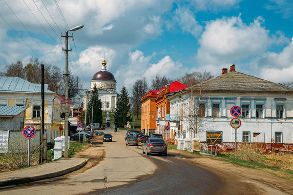 Вот, к примеру, небольшой уютный городок Ярославской области - Мышкин