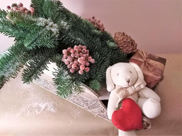 Второй вариант. Как эффектно смотрится красный на зеленом! Фото автора
