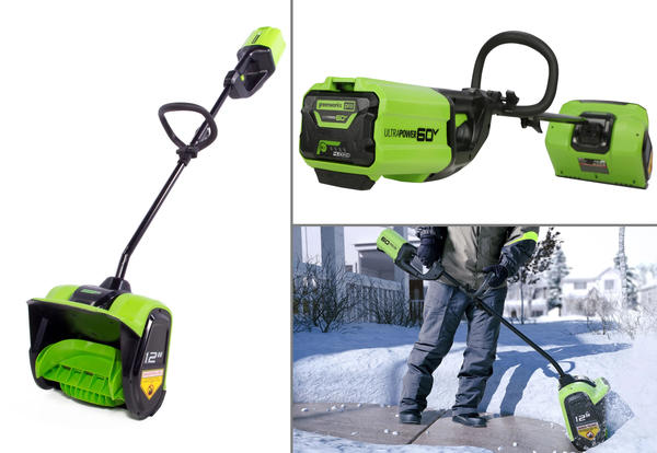 Снегоуборщик аккумуляторный Greenworks GD60SSK4. Фото с сайта gw-house.ru