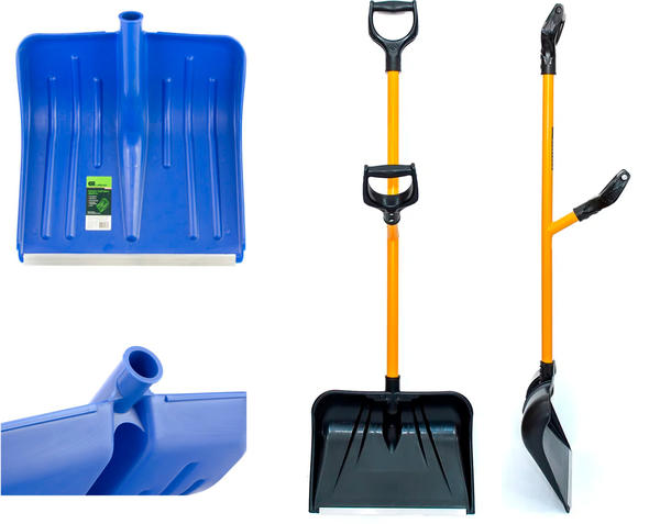 Слева: лопата-ковш Сибртех 61618. Фото с сайта sibrtec-shop.ru. Справа: лопата Inforce. Фото с сайта vseinstrumenti.ru