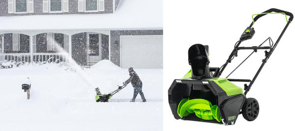 Снегоуборщик Greenworks GD60PST. Фото с сайта gw-house.ru