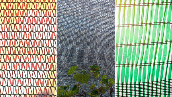 Сетку изготавливают из современных полимеров, она бывает разной плотности и цвета