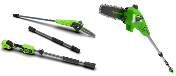 Аккумуляторный высоторез Greenworks G24PS201. Фото с сайта gw-house.ru