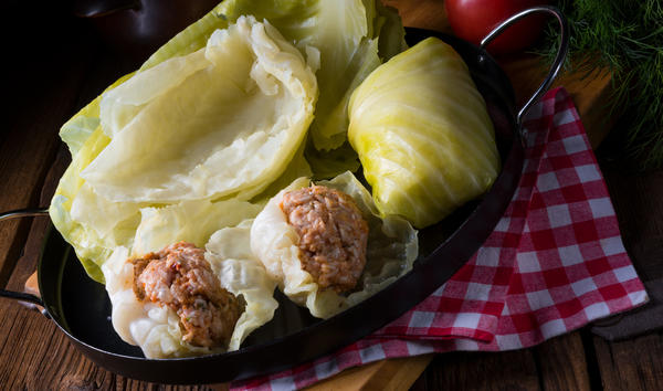 Голубцы из квашеной капусты очень вкусны