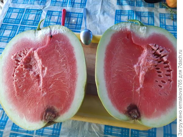 он же в разрезе, начал портится, во время сорвали.