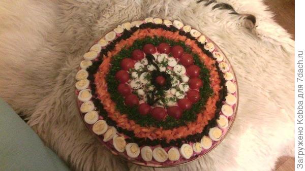 Так украсила селедку под шубой