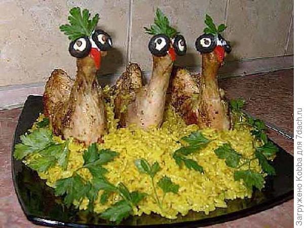 Хотя и говорят, что на этот НГ нельзя курятину на стол, но...