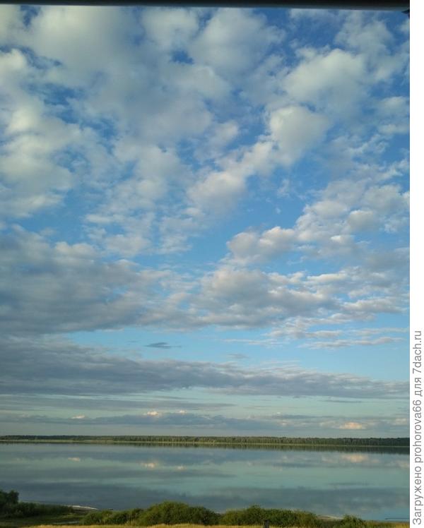 небо, небо, небо... и воде тоже небо...