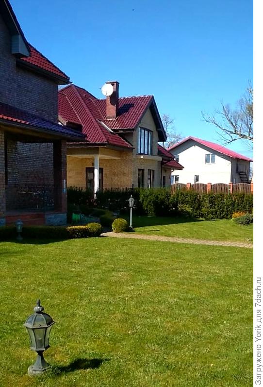 Правда, газон еще полностью не восстановился