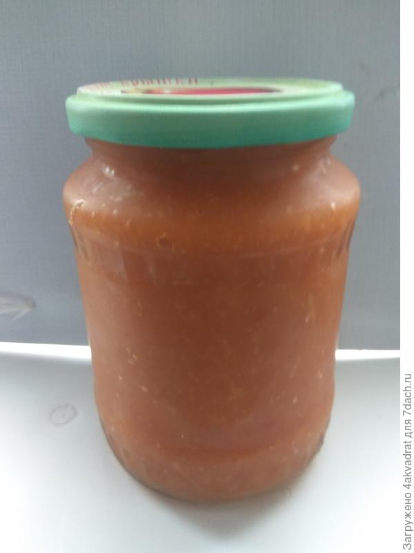 Икра из цукини Тигренок с соусом из томата Елисей