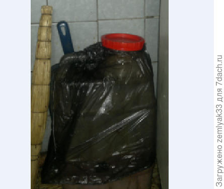 Бачок для ферментации мокрых отходов