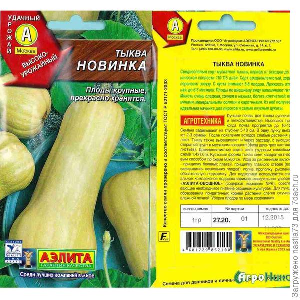 Прекрасная тыква, с тонкой кожурой и очень сладкая