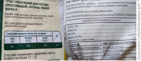 смесь грунтов 1 к 1