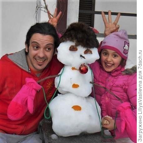 В тот год снега не было практически ..