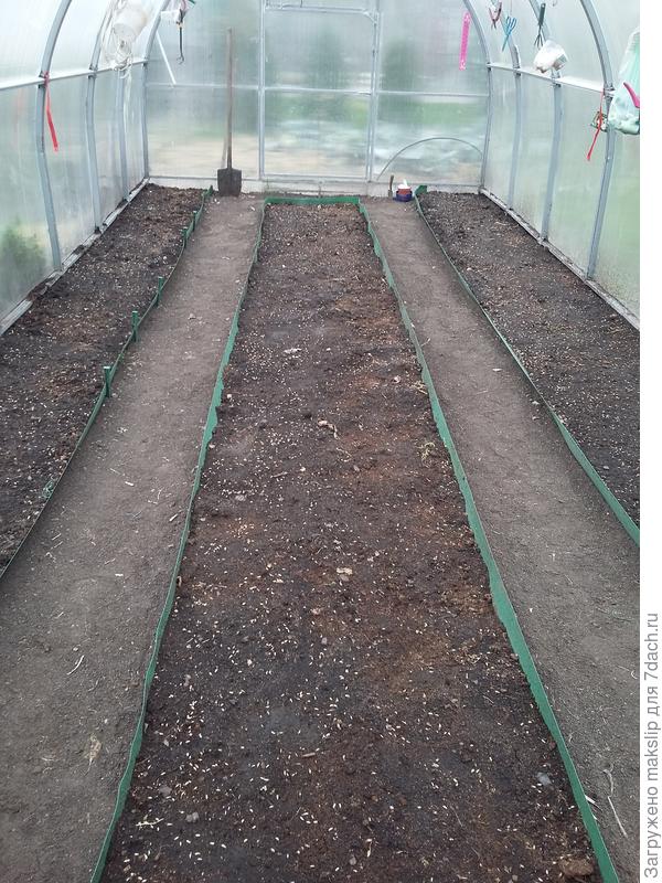 Вчера еще перцы и огурцы росли