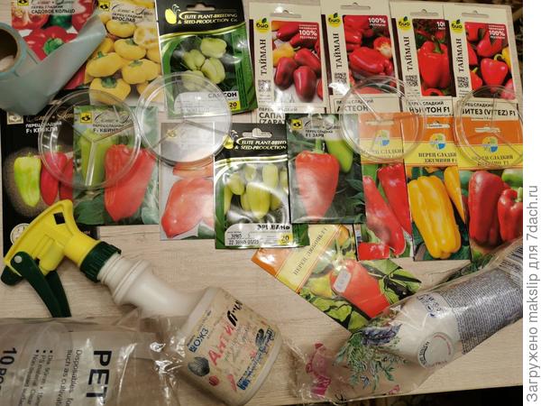 В этом году мы сеяли перец (отправили на проращивание) 27 февраля.