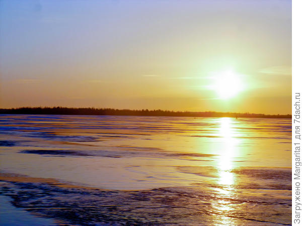 встреча солнца на рыбалке