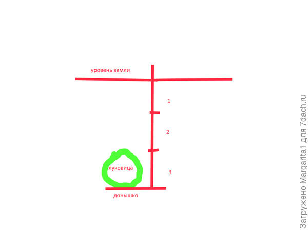 глубина посадки