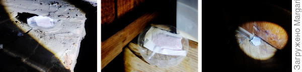 Расставляю лотки с дозами в трех местах, недоступных для домашних животных, но удобных для мышей: под диваном, за плитой и в подполе.