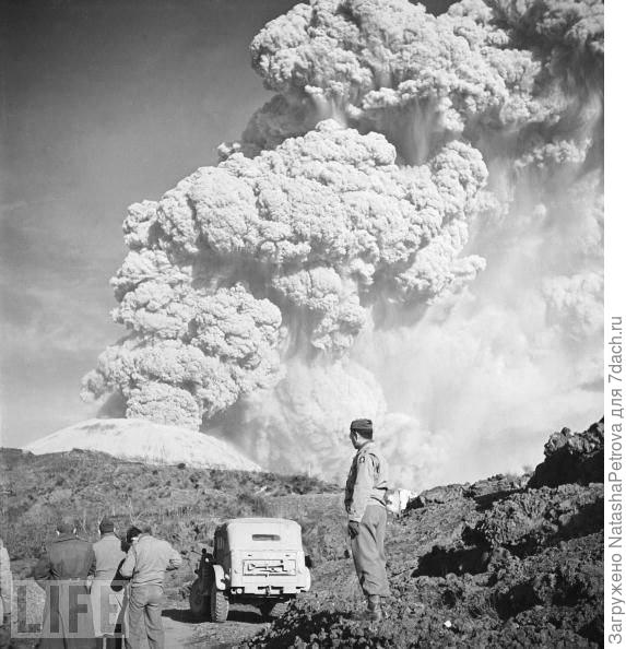 Извержение Везувия 1944
