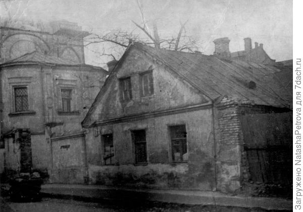 Мокринский переулок в Зарядье. 1936-1938 годы. Фото с сайта oldmos.ru