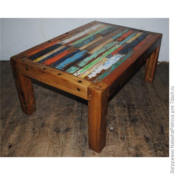Стол из остатков рыбачьих лодок от AllfromBoats. Фото из интернета