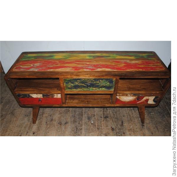 Тумба из остатков рыбачьих лодок от AllfromBoats. Фото из интернета