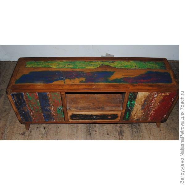 Тумба из остатков рыбачьих лодок от AllfromBoats. Фото из интернета