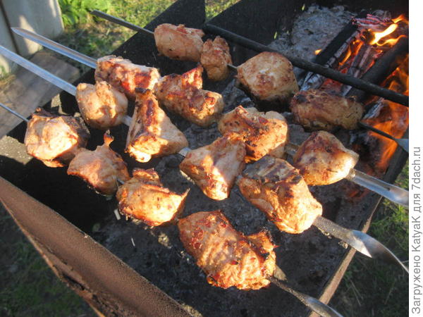 шашлык из куриной грудки