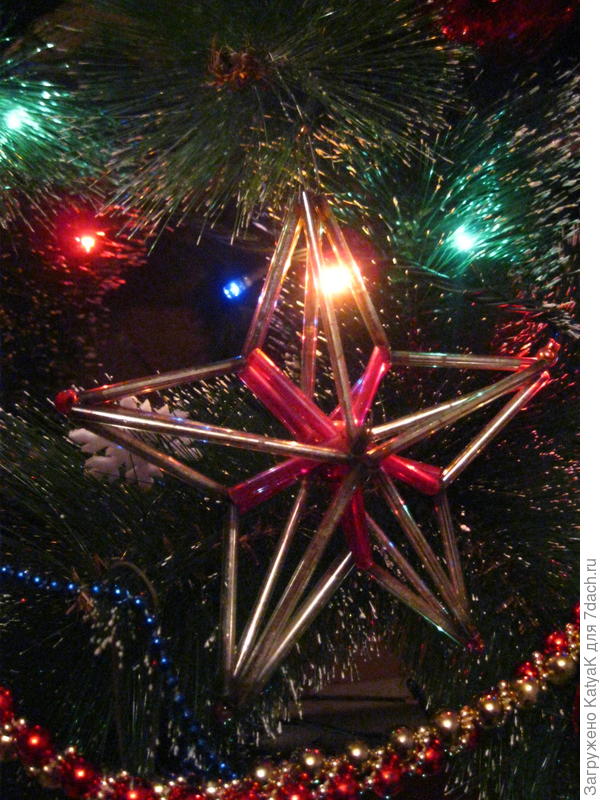 до меня эта игрушка дошла в таком виде, используем как елочная игрушка, хотя наверное это макушка на елку