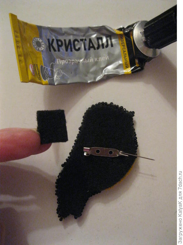 брошь синичка