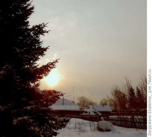 село просыпается
