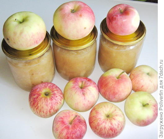 пюре из летних яблок