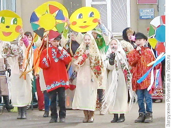 дети весну закликают